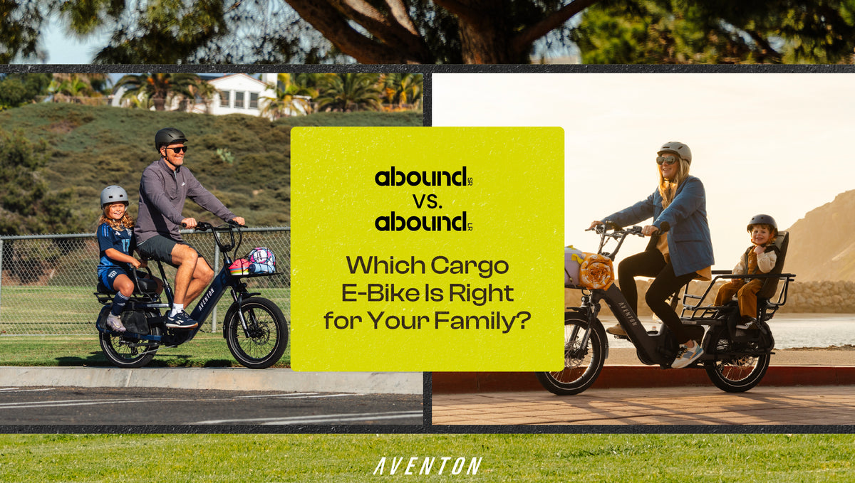 Aventon Abound SR vs. LR: Which Cargo E-Bike Is Right for Your Family?